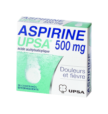 ASPIRINE 500MG UPSA CPR EFF 20